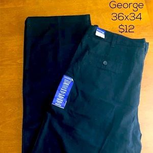 Men’s black dress pants